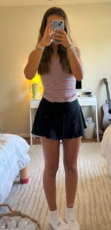 Black Athletic Skirt Photo 0