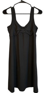 Alpine Design Black Sleeveless Ruched Front Knee Length Dress Women Sz S Photo 0