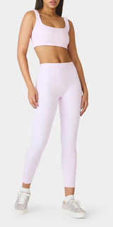 Pink gingham workout set Size L Photo 0
