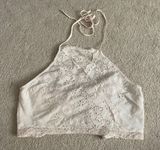 American Eagle Eyelet Halter Top Photo 0