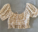 Juniper Blue Top Gingham Photo 0