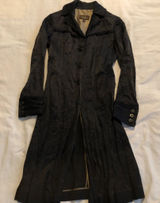 Cole Haan Dressy Black Rain Coat Sz 6 Photo 0