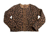 BLANKNYC Quilted Jacket M Brown Cheetah Print Mob Wife‎ Boho 42EJ5557 Streetwear Photo 0