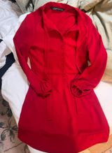 Zara red dress Photo 0