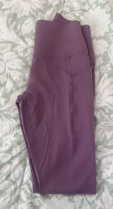 Nike Women's Mauve/Purple High-Waist Pocket Leggings Photo 0