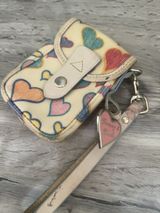 Dooney Bourke Vintage Mini Phone Pouch Flap Wristlet Wallet Photo 0