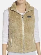 Patagonia Women's Los Gatos Fleece Vest Tan Cream size Small Photo 0