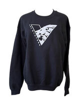 Gildan Graphic Sweatshirt "The Victors" 1 Cor. 15:57 Bible Verse Black Fleece Photo 0