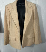Dalton Vintage Tan Women’s Lined 2 Button Blazer See Measurements EUC Photo 0