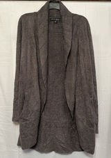BAREFOOT DREAMS Size XS/Small Charcoal Gray Cozychic‎ Lite Cardigan Soft Pocket Photo 0