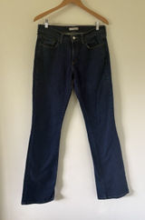 Vintage Y2K Mid rise Boot Cut 515 Levi’s Jeans Size 8 Long Dark Wash Flare Photo 0