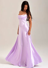 House of L D-DD 'Anabella' Orchid Lace Up Maxi Dress‎ NWOT Photo 0