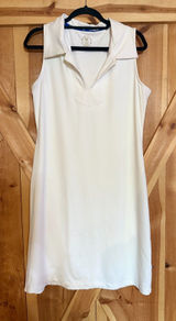 Banana Boat Womens XXL White UPF 50+ Protective Midi Sleeveless Activewear Dress Photo 0