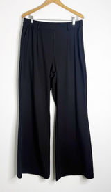 Halara Wide Leg Pants XL Tall Black High Rise Stretch Trousers 34” Inseam Photo 0