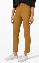 Lululemon City Sleek 5 Pocket 7/8 high rise Pant Spiced Bronze W5CZIS Photo 0