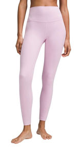Lululemon Women's Align High Rise Pant 28" Pink Yoga Leggings LW5ECIS Size 8 Photo 0