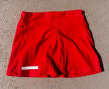 Red athletic skirt built in shorts Photo 0