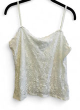 Cream Floral Lace Cami Top Ethereal Fairycore Coquette Cottagecore Layering Photo 0