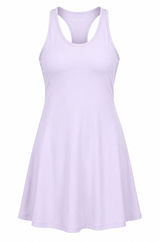 Outdoor Voices Exercise Dress Womens M Lavender Racerback Athletic Tennis Dress Photo 0