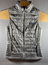 3007 | Patagonia Nano Puff Quilted Puffer Vest Forge Grey Womens XS Gorpcore Photo 0