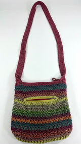 The Sak‎ Boho Festival Crochet Crossbody Bag Artisan Hippie Cottagecore Purse Photo 0