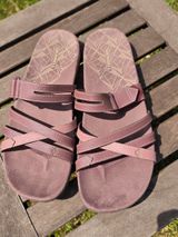 Merrell slide sandals Marron suede 2 Sized Shoes size 9 & 10 Photo 0