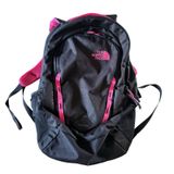 The North Face Padded Laptop Flexvent Vault Backpack Black/Pink Photo 0