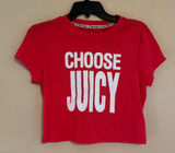 NWT Juicy Couture Choose Juicy Baby Tee sz S Photo 0