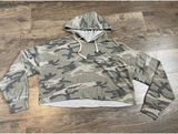 Womens Dance & Marvel camo cropped‎ hoodie green size M Photo 0