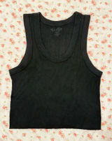 John Galt Black Tank Top Photo 0