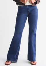 Abercrombie & Fitch curve love high rise flare jeans NWOT plus size 24 short Photo 0