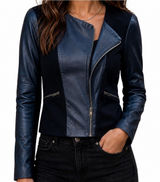 Maurice's Moto Jacket Biker Style Small Black Faux Leather Zipper Grunge Whimsy‎ goth Photo 0