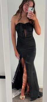 black prom dress Size XS Photo 0
