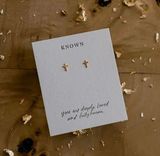 Known Earring Studs Gold Photo 0
