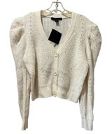 NEW Marc New York Andrew Ivory Sweater Size Medium Cardigan Acrylic‎ cropped Photo 0