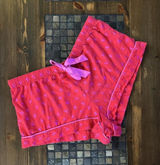 Vintage Y2K McBling Coquette Sparkly Victoria’s Secret Pajama Shorts size medium Photo 0