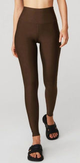 Alo 7/8 High-Waist Airlift Leggings Espresso Hi-Rise Waisted Skinny Tights Pants Photo 0