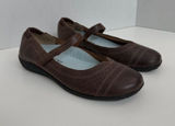 Taos Transit Mary Janes Shoes Flats Leather Lightweight Comfort Travel Brown Photo 0