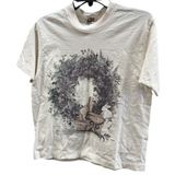 Vintage Fruit‎ of the Loom Pat Richter Bunny Investigation T-Shirt Cream Medium Photo 0