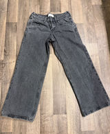 Hollister Women's Gray Wide-Leg Jeans Photo 0