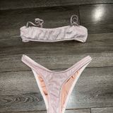 Triangl Mica Blush Sparkle Bikini Size xxs top XS bottom Photo 0