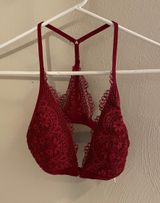 Victorias Secret Red Lace Bralette Photo 0