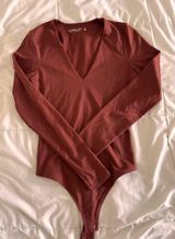 Abercrombie Burnt Orange Bodysuit Photo 0