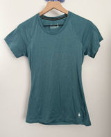 Smartwool Small Merino 150 Short Sleeve Tee Teal Hike Outdoor Photo 0