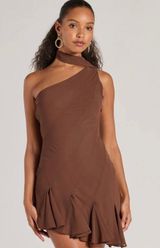 Scarf neck mini dress Windsor Photo 0