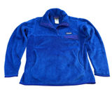 Patagonia Re-Tool Snap-T Fleece Pullover Women Small Blue Gorpcore Hiking Cozy Photo 0