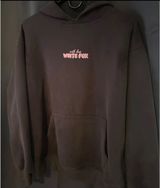 White fox hoodie Gray Photo 0