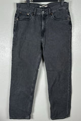 Levi's Low Pro Straight Jeans Womens 29 Black Wash Denim 90s Style 100% Cotton Photo 0