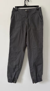 Pact Organic Cotton Side Ankle Zip Casual Utility Joggers Dark Grey Small Photo 0