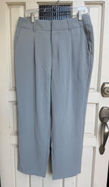 Halara High Waisted Pleated‎ Wide Leg Trousers Grey Athleisure Pants Size Large Photo 0